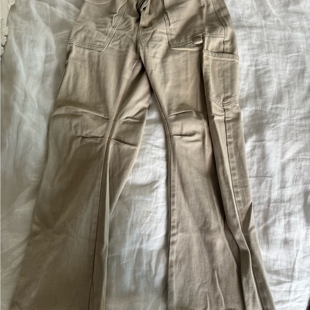 Lioness Beige Cargo Pants